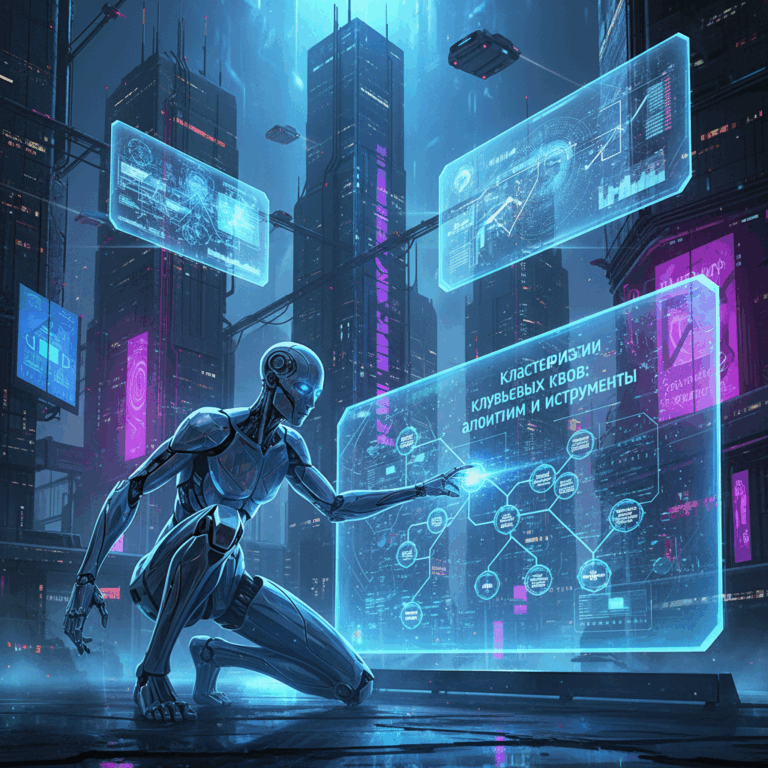 обложка для статьи про Кластеризация ключевых слов: алгоритмы и инструменты