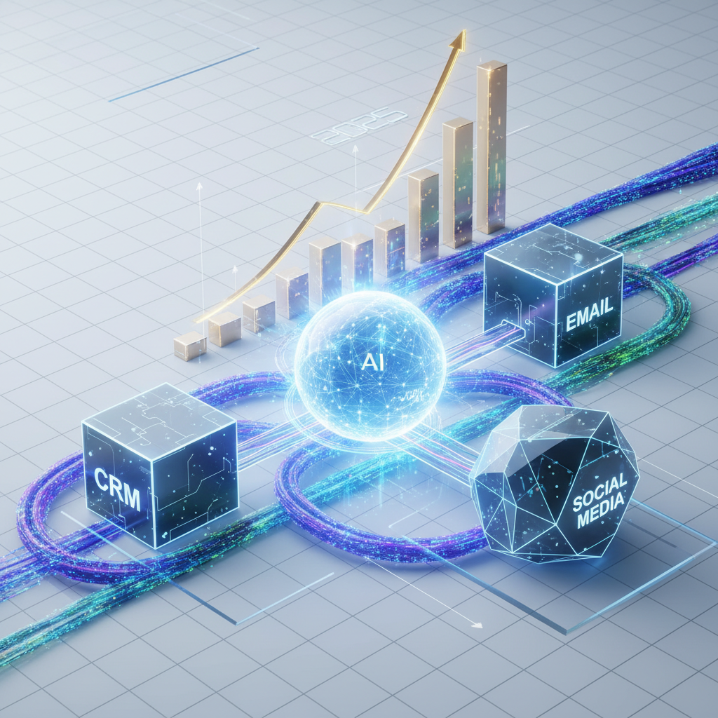 Схема работы ИИ и no-code автоматизации