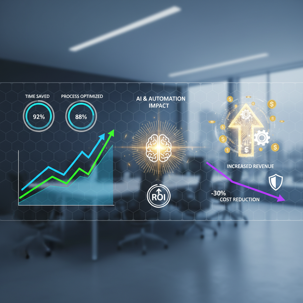 Рабочее пространство с инструментами автоматизации и ИИ