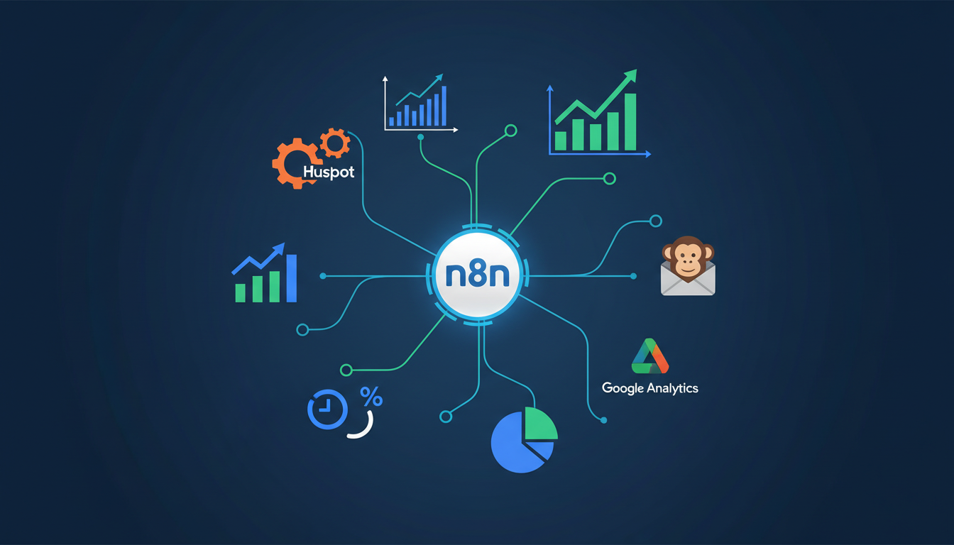 Схема интеграции n8n с различными сервисами