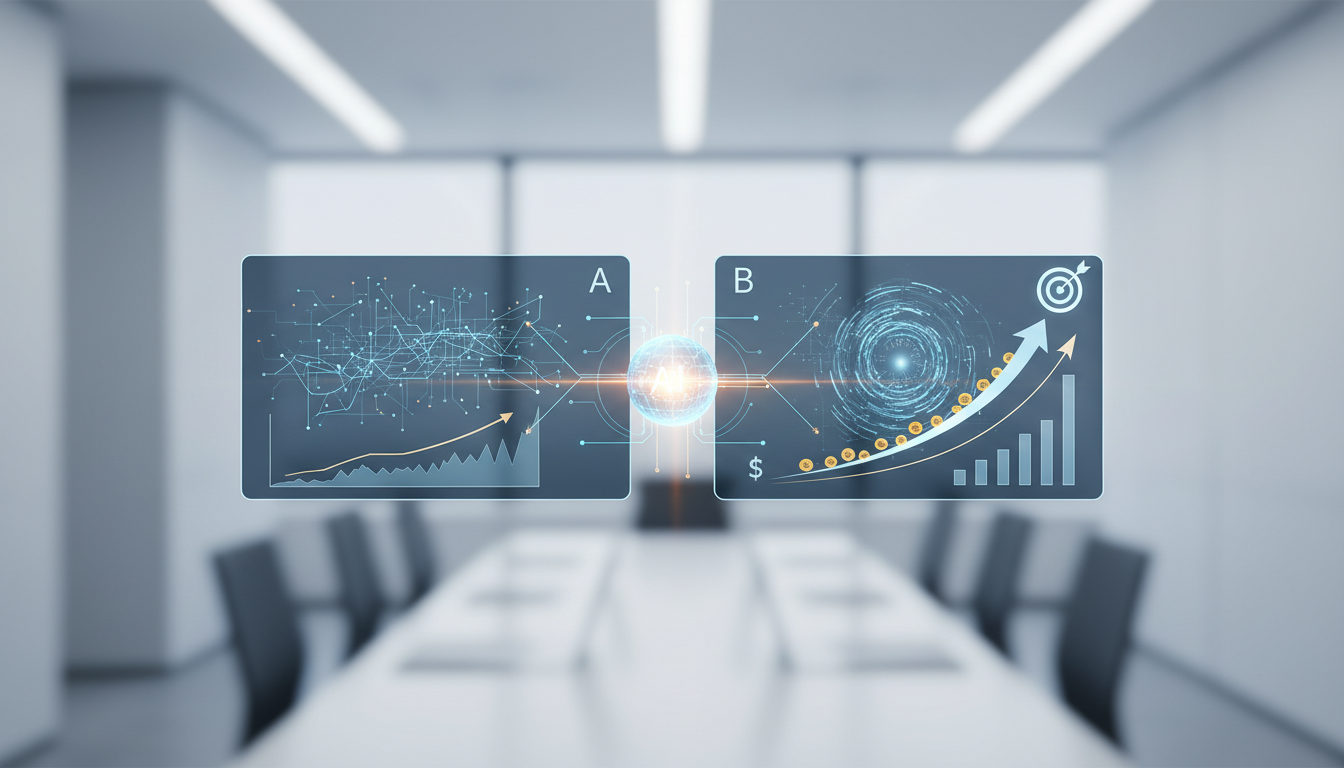 A/B тестирование с ИИ для оптимизации маркетинговых кампаний.