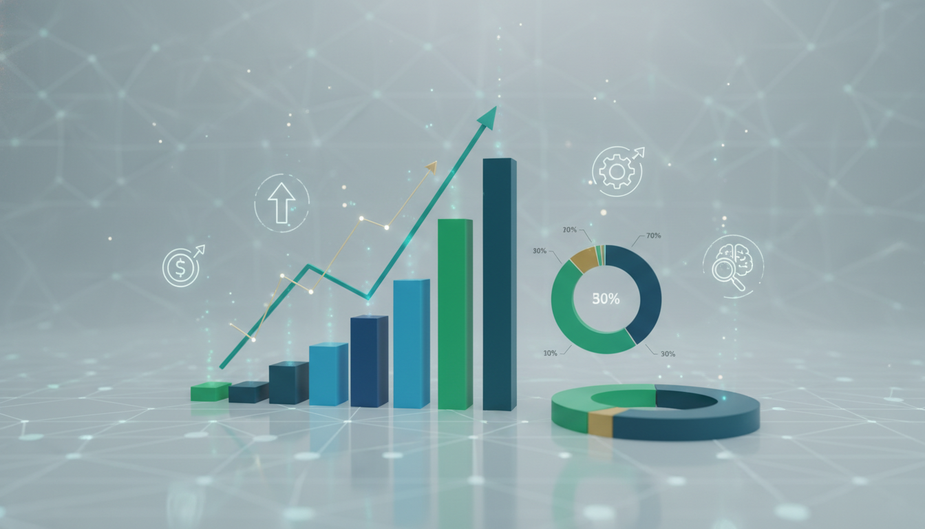 Схема, иллюстрирующая влияние ИИ-кластеризации на рост бизнеса