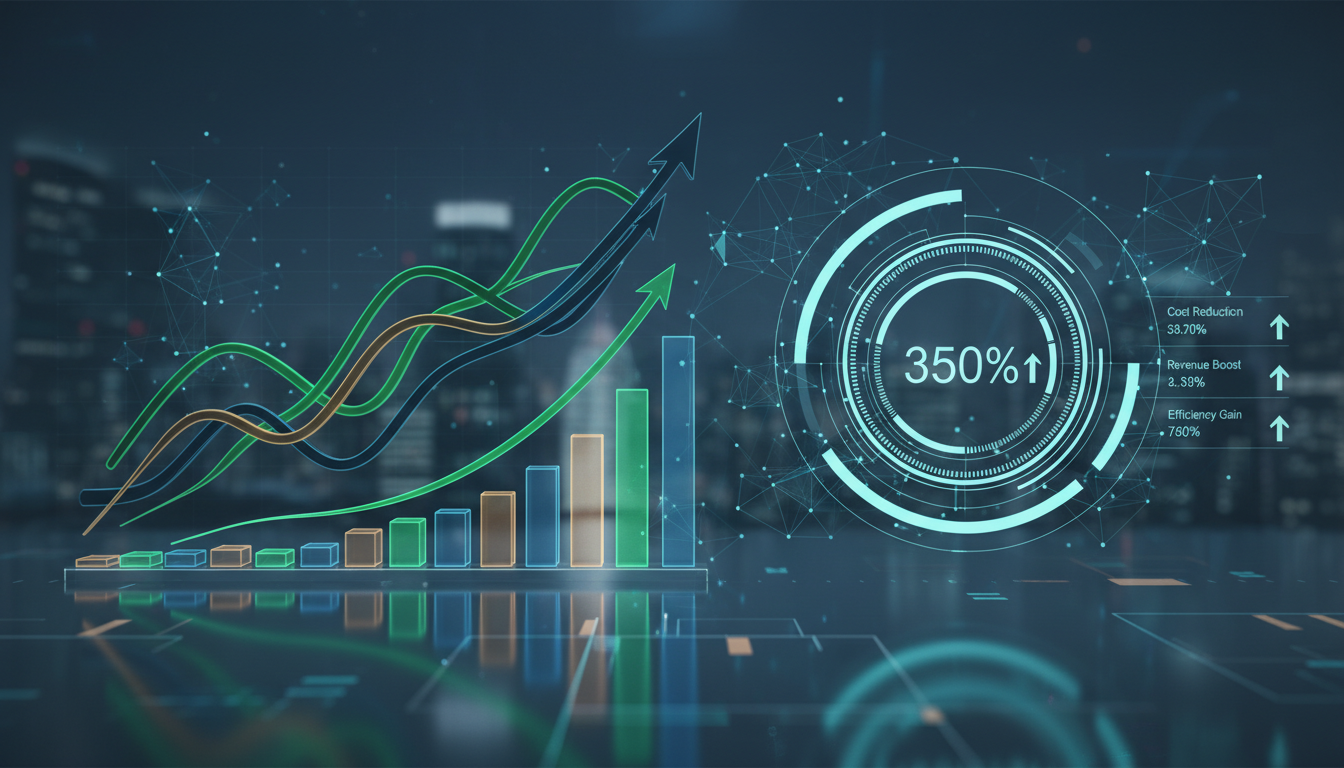 Схема, демонстрирующая влияние ИИ-кластеризации на сквозную эффективность бизнеса