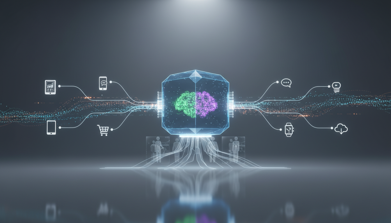 Схема работы ретаргетинга с ИИ